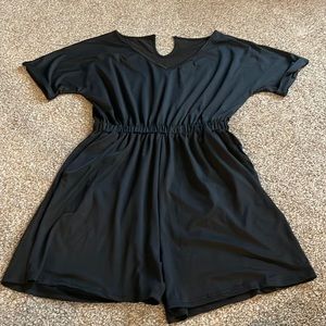 Black Romper w Pockets